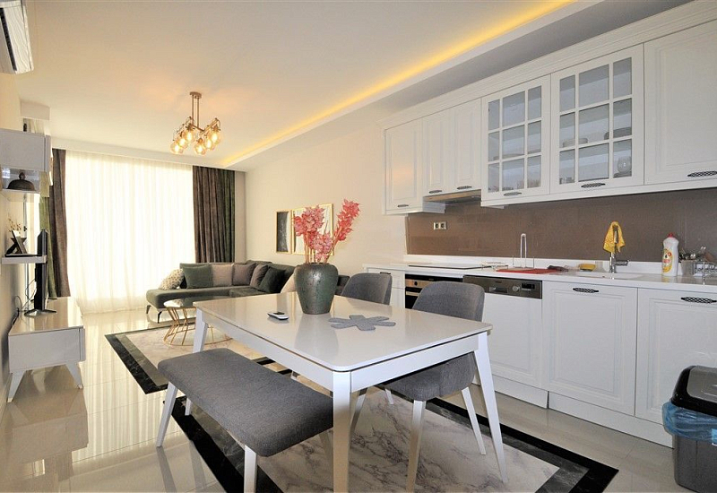 Апартаменты 1+1 на первой береговой линии в районе Кестель