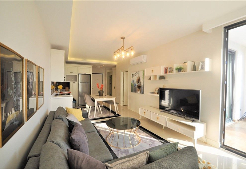 Апартаменты 1+1 на первой береговой линии в районе Кестель